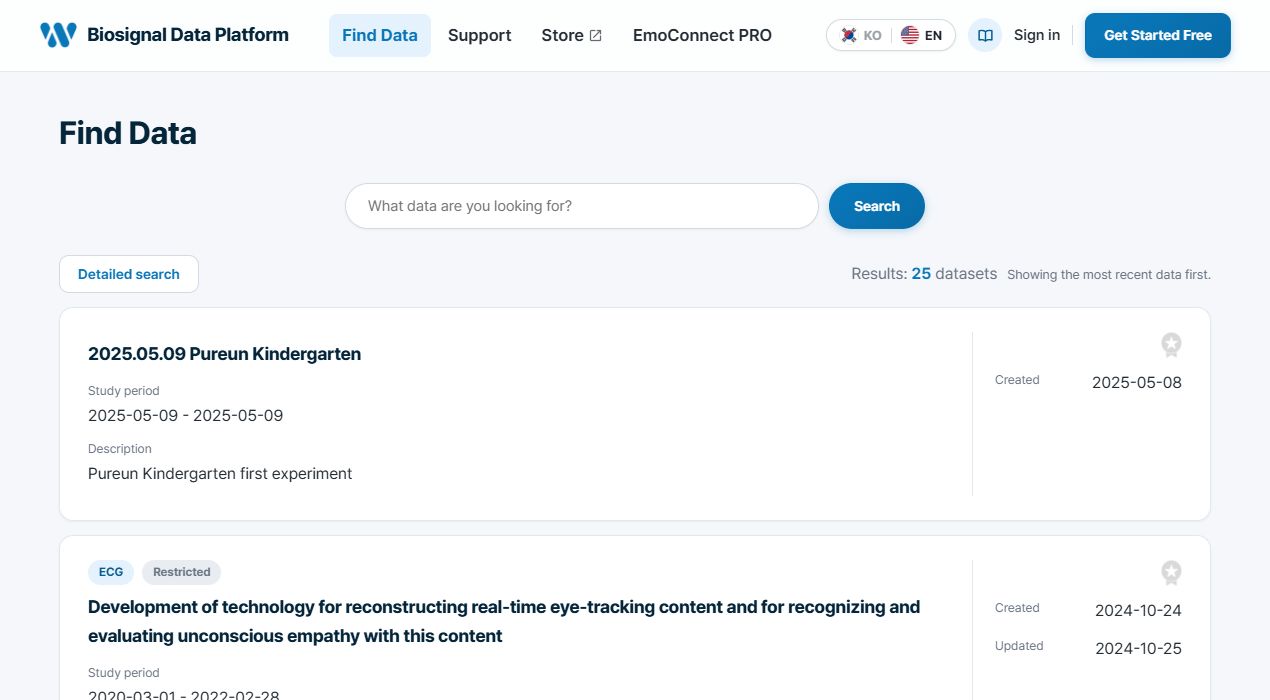 English Datahub condition-based search
